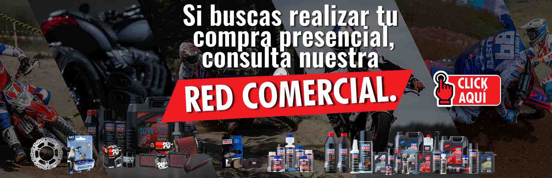 Red Comercial Filtros, Aceites, Pastillas, Bombillos, Discos, Aditivos, Frenos, Lubricantes.